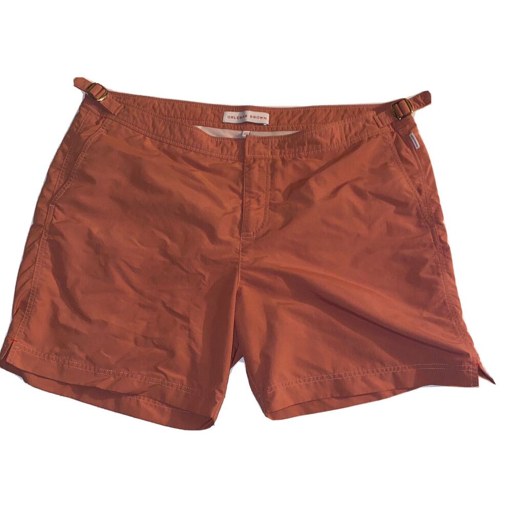 Orlebar Brown Bulldog Swim Trunks Shorts‎ Men Size 38 Peach Board